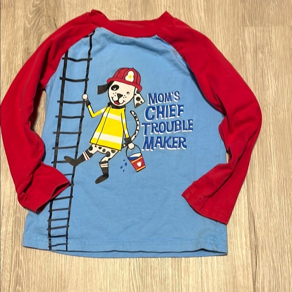 please mum Other - Please mum Kids Red and Blue Long Sleeve Shirt 3T